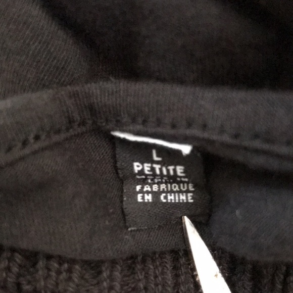 KNITTED & KNOTTED Black A-Line Dress Size Large - Picture 9 of 11